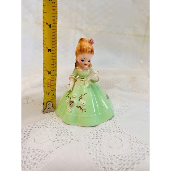 VTG Josef Originals BELLE of the Month, Bell of the Ball, Ceramic Bell Figurine - Picture 8 of 8